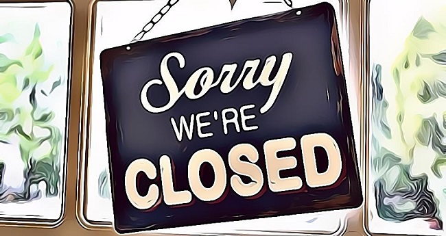 Sorry Crypto Exchange Closed